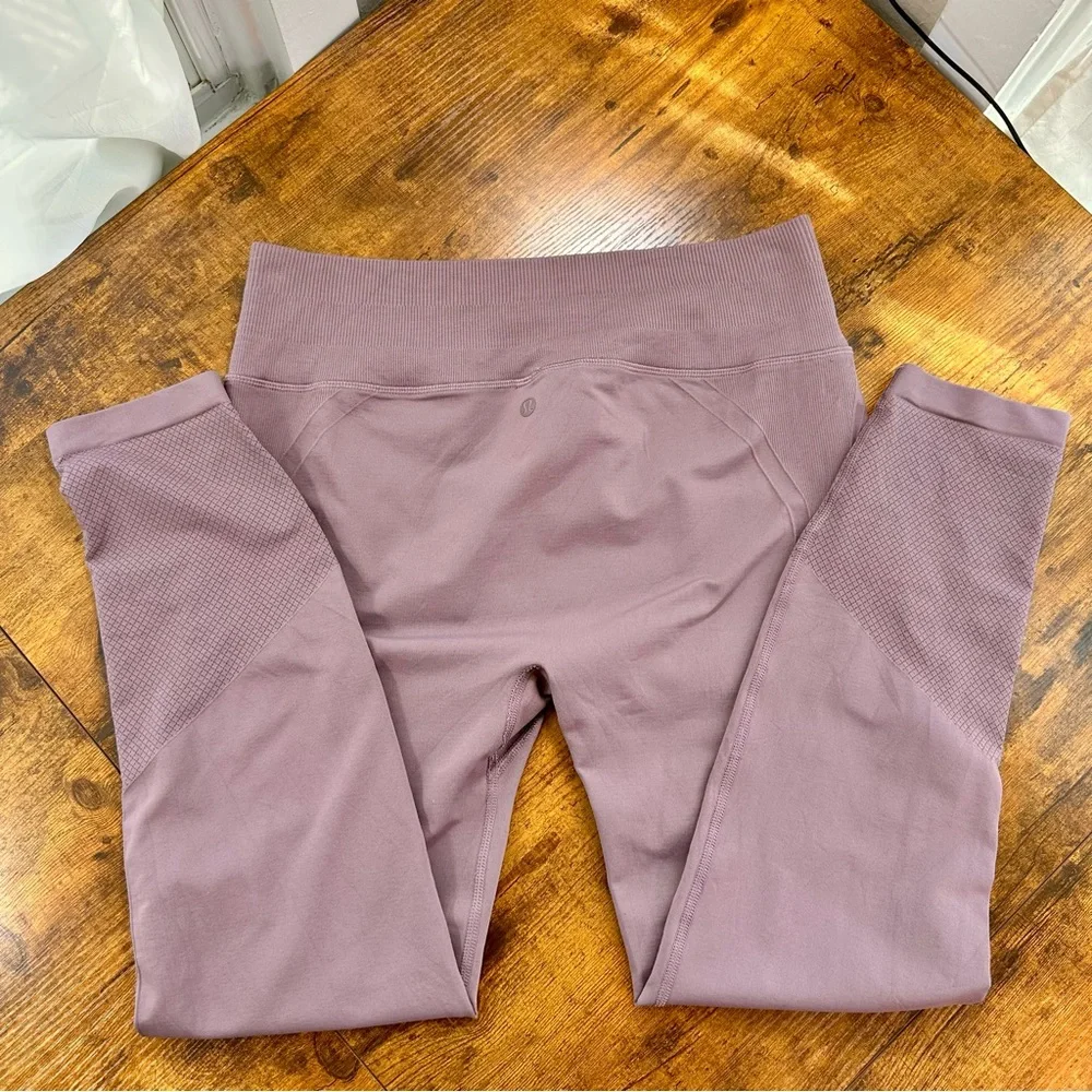 Lululemon Ebb to Street Tight, Frosted Mulberry, 12